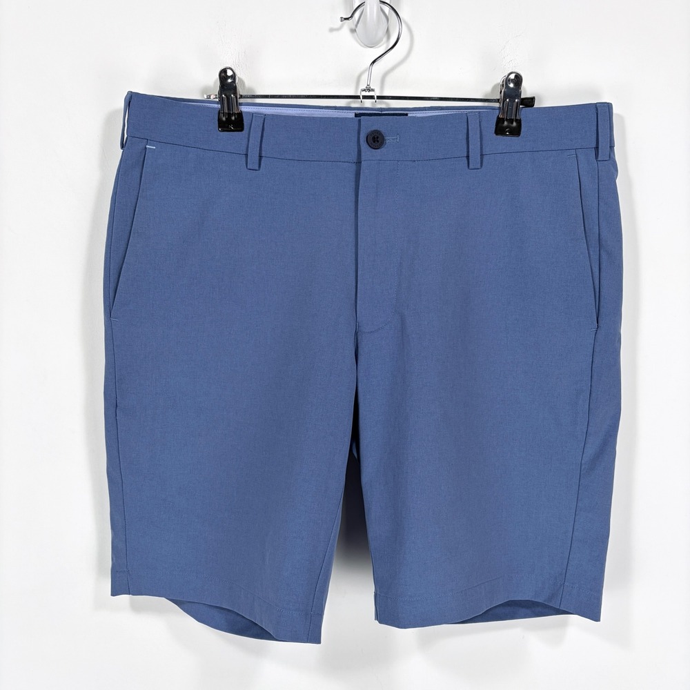 Peter Millar Crown Crafted Salem Shorts Mens 33 Blue Performance Golf Luxury